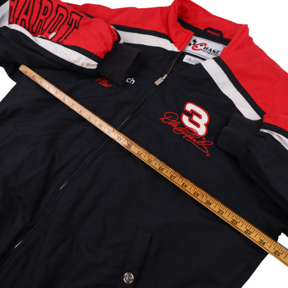 Vintage Chase Authentics Dale Earnhardt Man in Black Embroidered Jacket - Picture 7 of 10